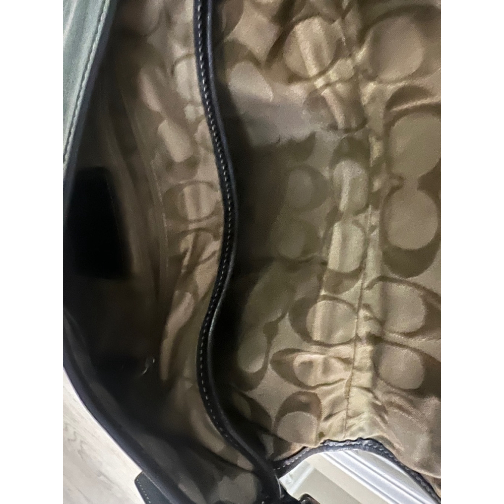 Coach 2003 soho flap buckle crossbody Black pre owned excellent for age - Picture 10 of 11